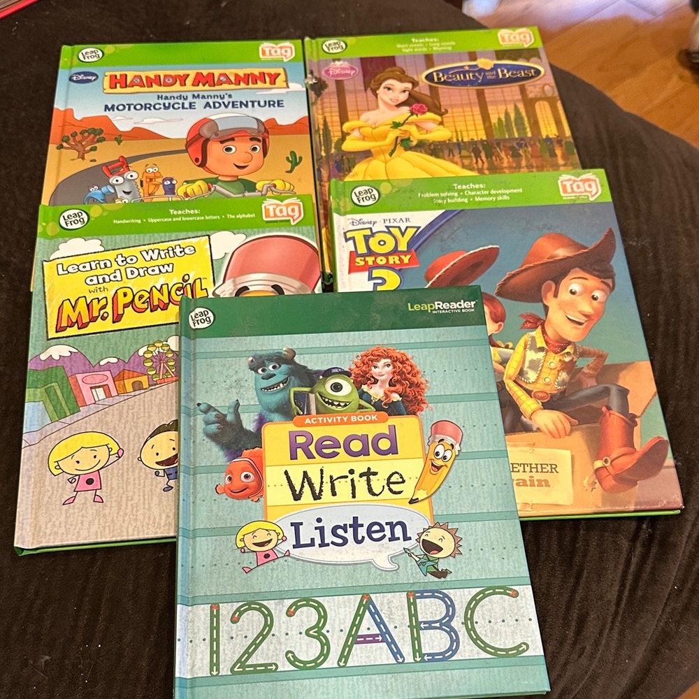 Lot of 5 Leap Frog Hard cover books ages 4-6